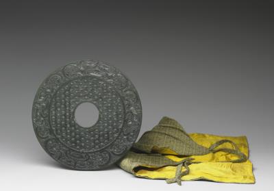 图片[3]-Jade Bi disc, Qing dynasty, Qianlong reign (1736-1795)-China Archive